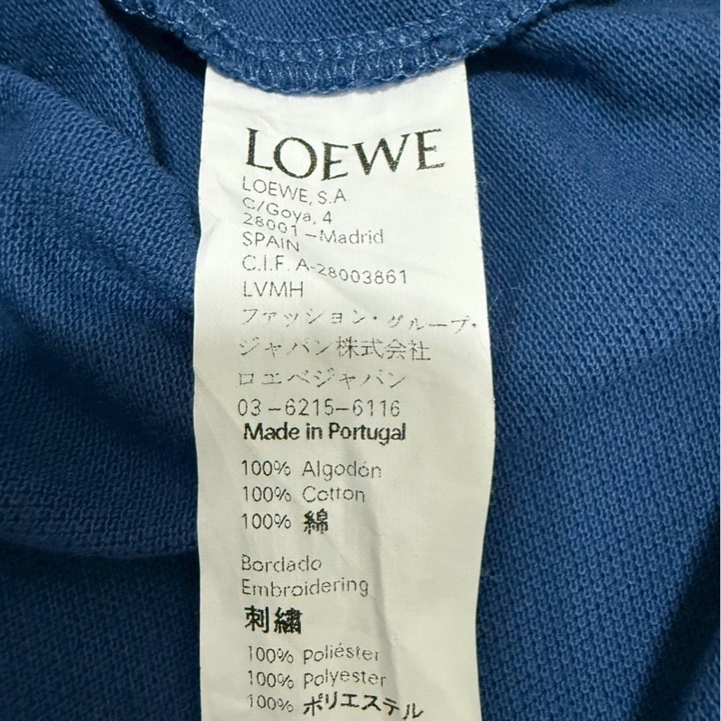 loewe polo 衫 深藍色-3