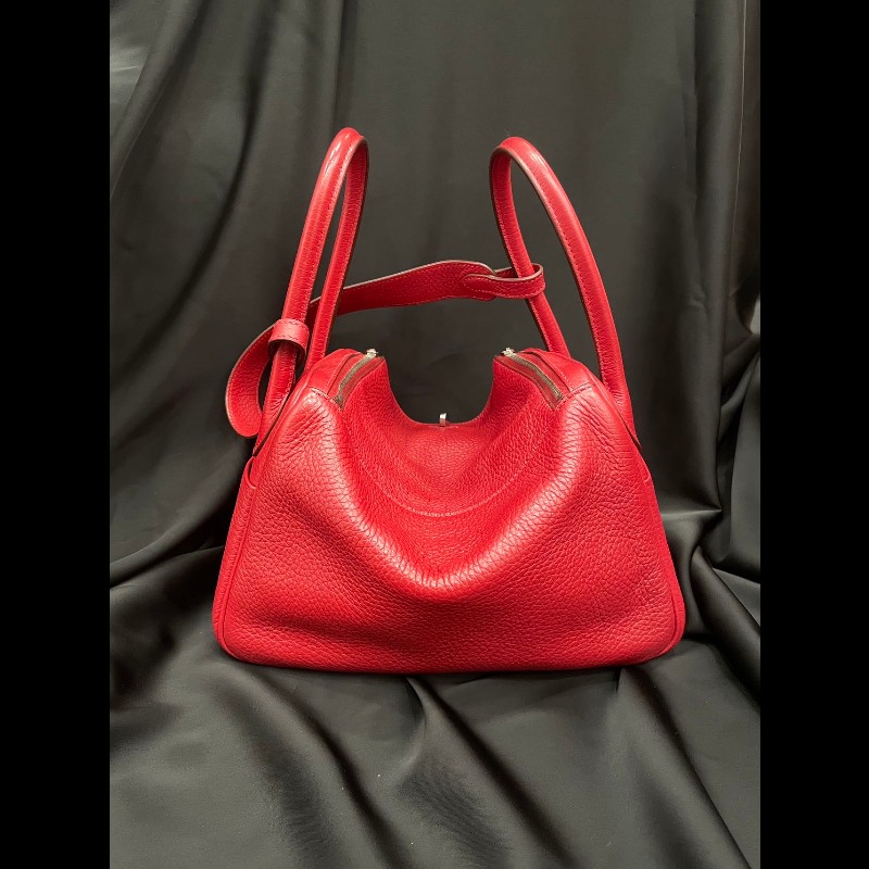 Hermes Lindy 26 Q5 中國紅-15
