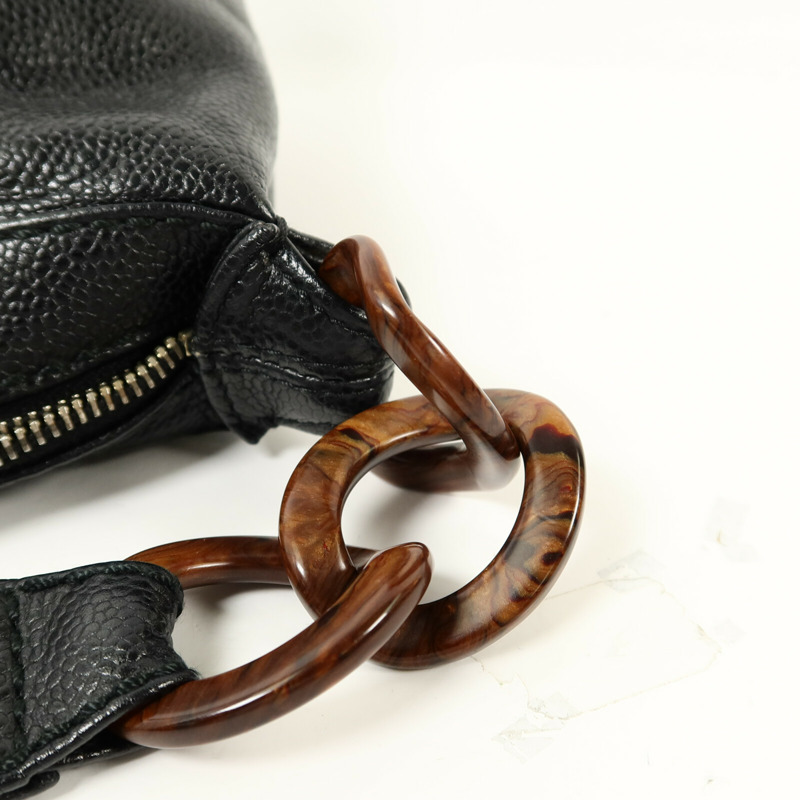 CHANEL 牛皮皮革Vintage Hobo Bag肩背袋-9