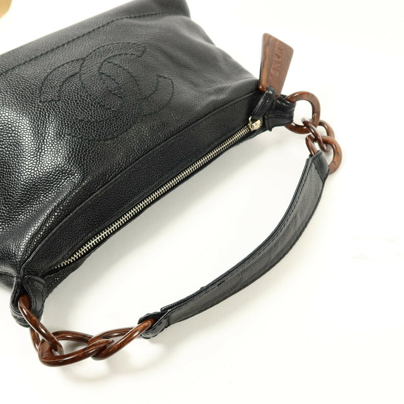 CHANEL 牛皮皮革Vintage Hobo Bag肩背袋-10