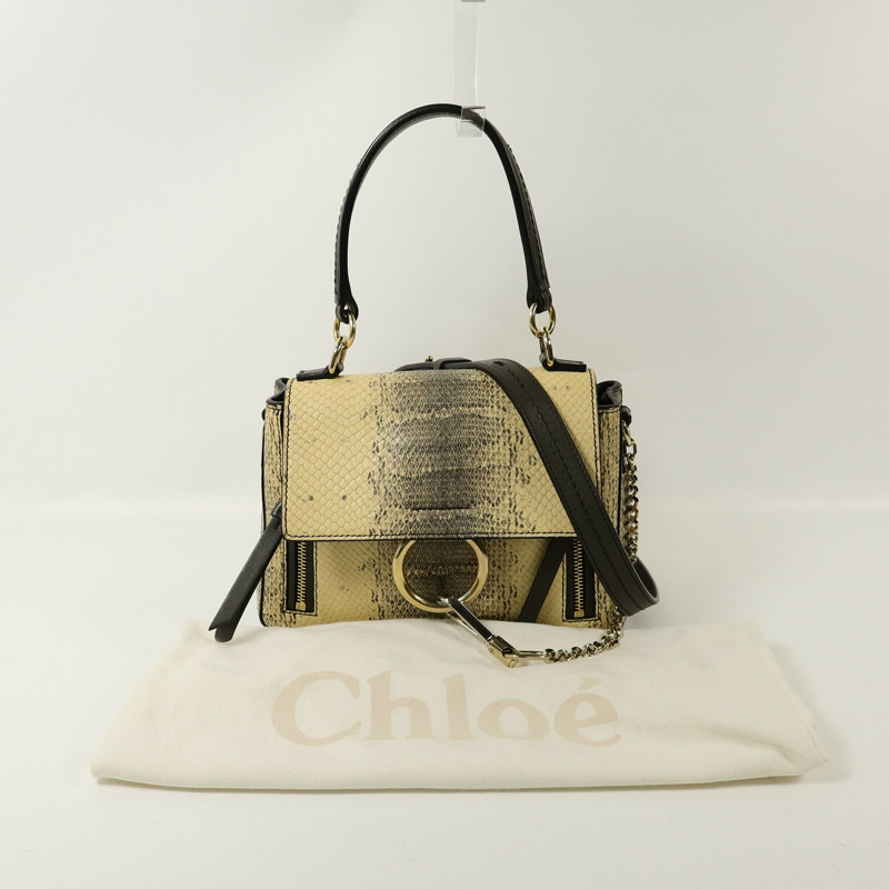 Chloe 牛皮皮革Faye Day手挽肩背兩用袋-16