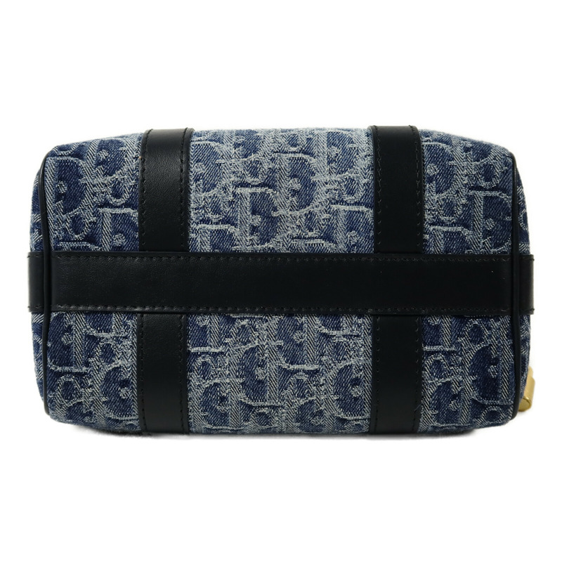 Dior 牛仔布Boston Bag手挽肩背兩用袋-3
