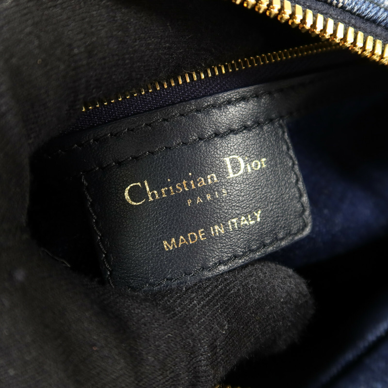 Dior 牛仔布Boston Bag手挽肩背兩用袋-7