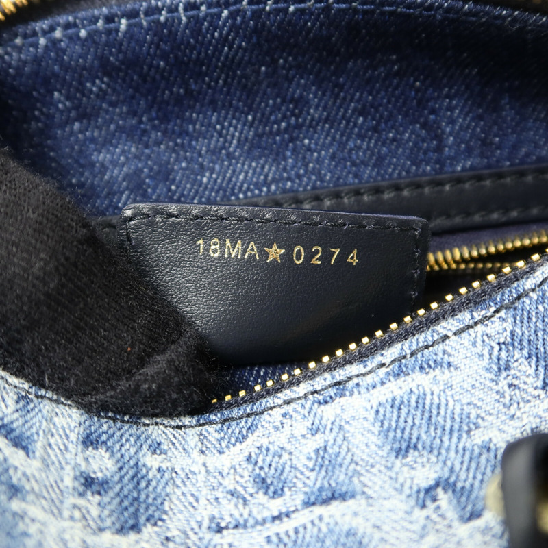 Dior 牛仔布Boston Bag手挽肩背兩用袋-8