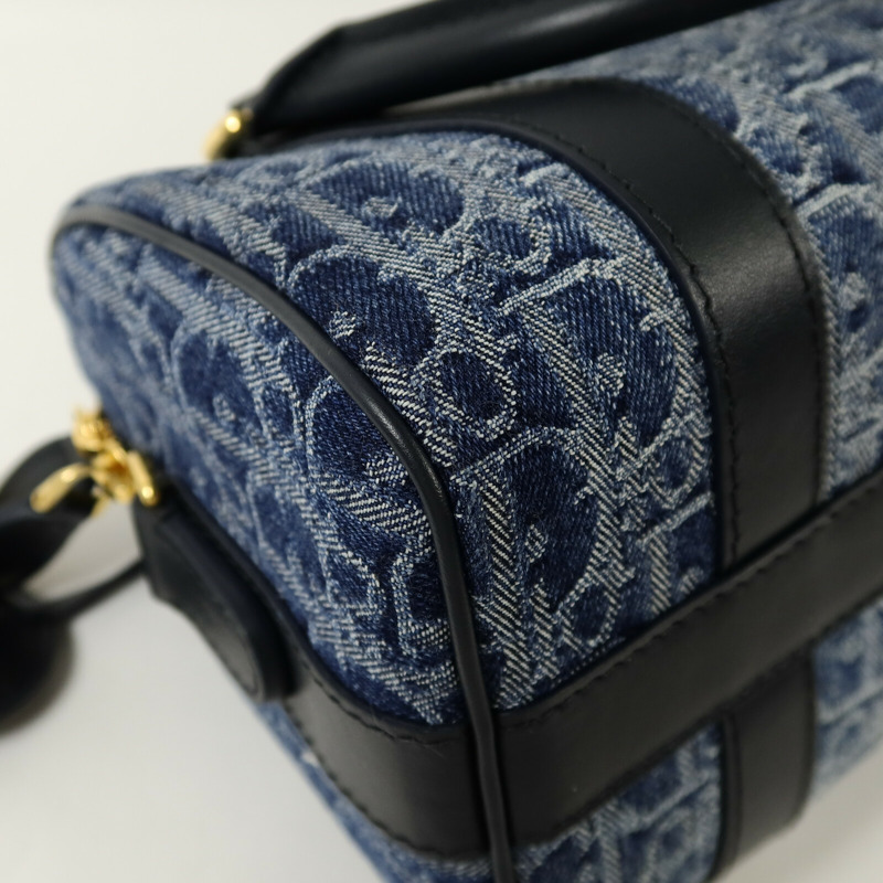 Dior 牛仔布Boston Bag手挽肩背兩用袋-14