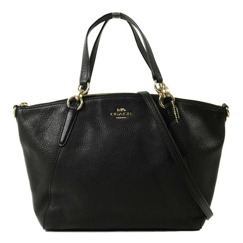 COACH 牛皮皮革2 Way Shoulder手挽肩背兩用袋