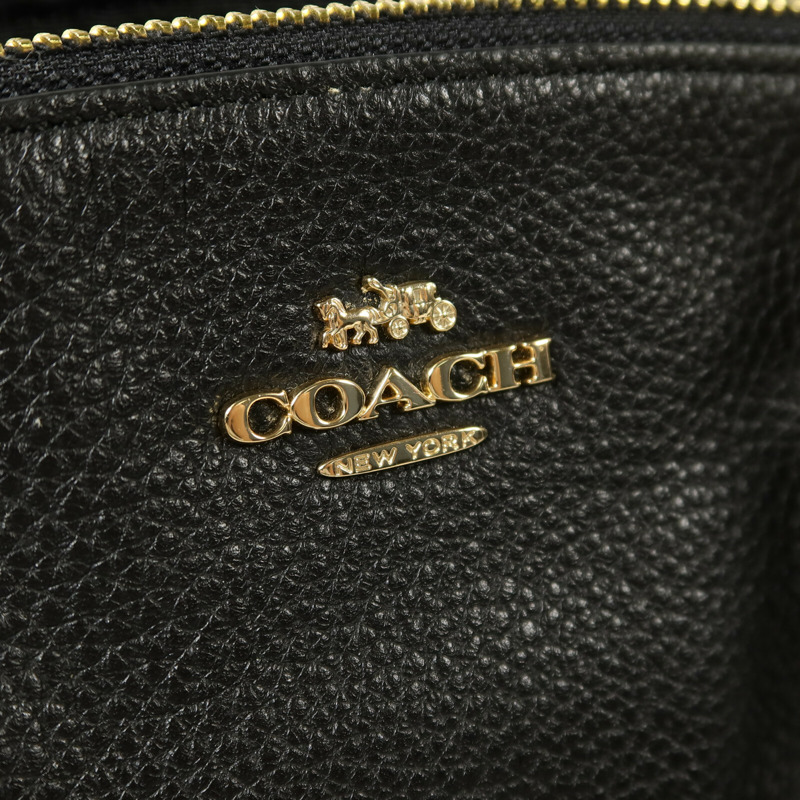 COACH 牛皮皮革2 Way Shoulder手挽肩背兩用袋-5