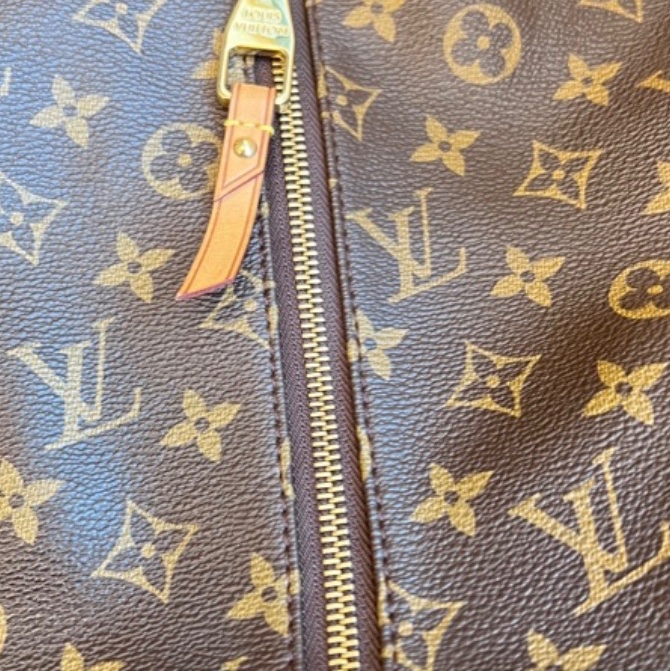 LV Delightful GM 大號 老花 棕色 金扣 托特-18