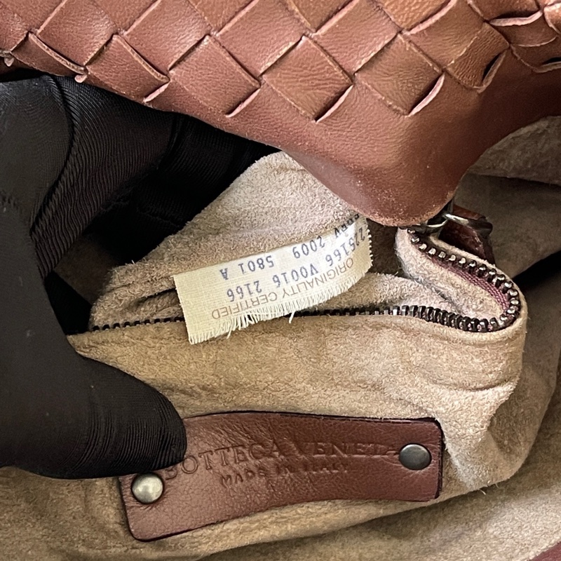 葆蝶家/Bottega Veneta bv棕色水桶包手提單肩-9