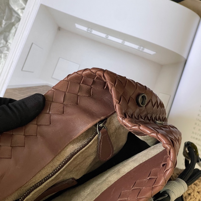 葆蝶家/Bottega Veneta bv棕色水桶包手提單肩-10