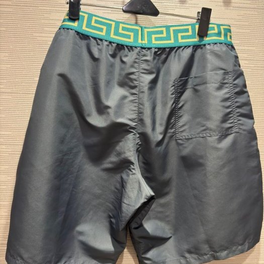 💎Han's house精品服飾💎VERSACE 凡賽斯 女神頭 頂級黑牌尼龍 海灘褲 原價13500-3