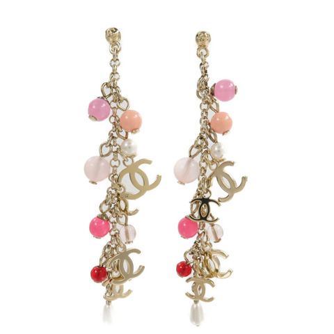 CHANEL 金屬CC Dangle Earrings耳環