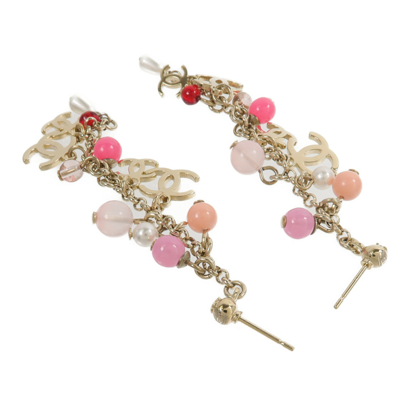 CHANEL 金屬CC Dangle Earrings耳環-3