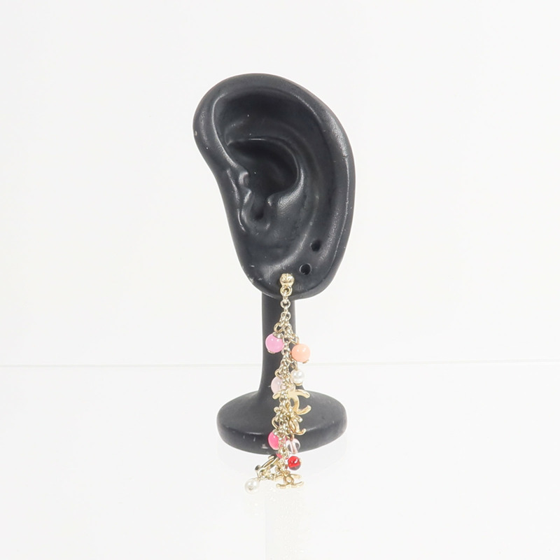 CHANEL 金屬CC Dangle Earrings耳環-6