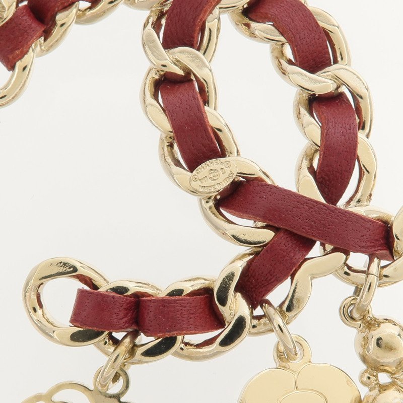 CHANEL 金屬/皮革Brooch胸針-7
