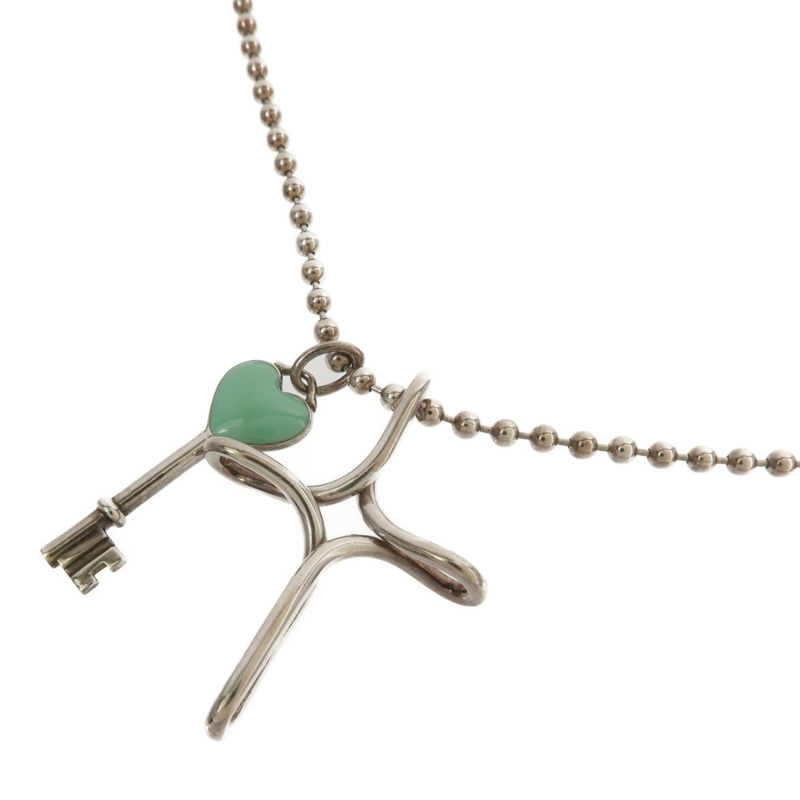TIFFANY&CO 925純銀Infinity Cross & Key Necklace項鍊-2