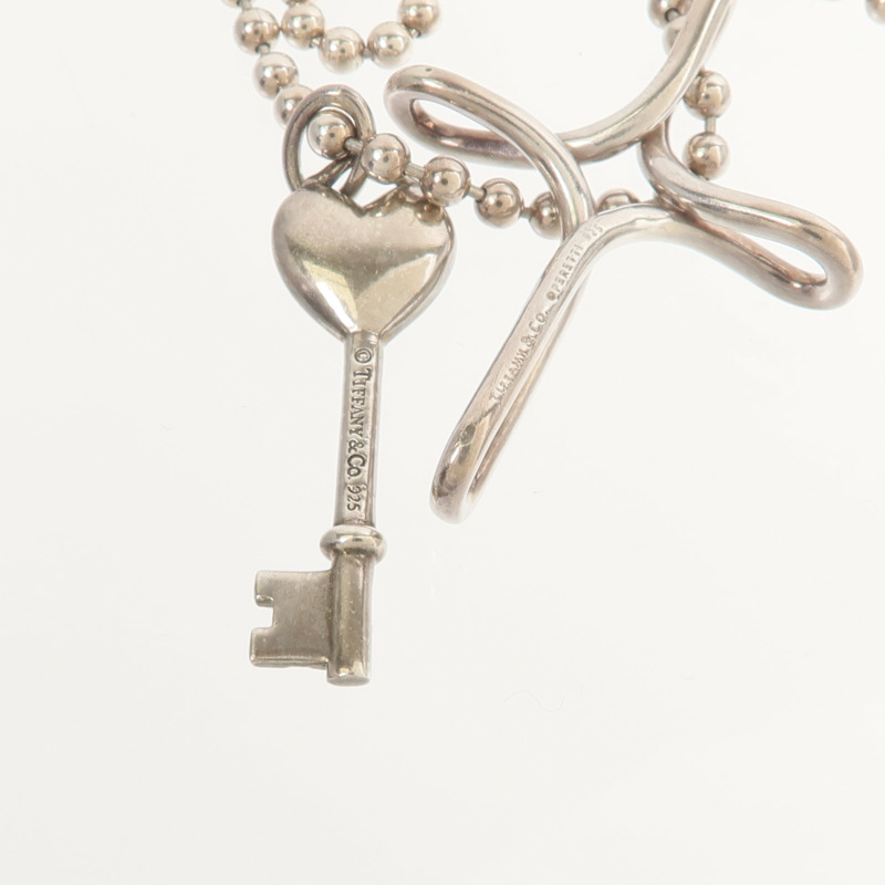 TIFFANY&CO 925純銀Infinity Cross & Key Necklace項鍊-6
