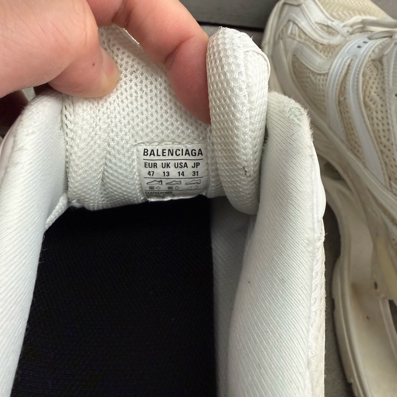 二手米白Balenciaga X pander 彈簧鞋-3