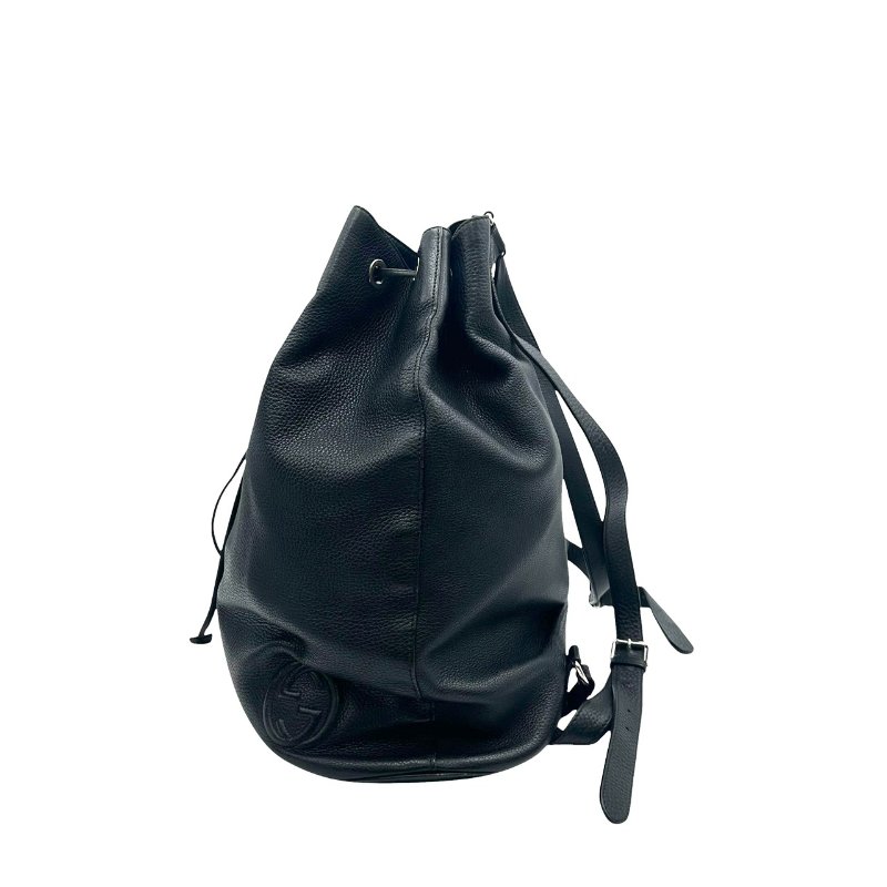 【美收精品】Gucci 黑色後背包 C-584【隔月月中將轉賣至日本 上架期限30天】-2