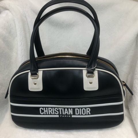 Dior 藍白色保齡袋 2Way XC548