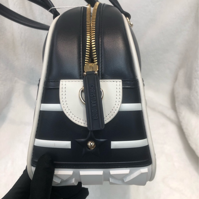 Dior 藍白色保齡袋 2Way XC548-3