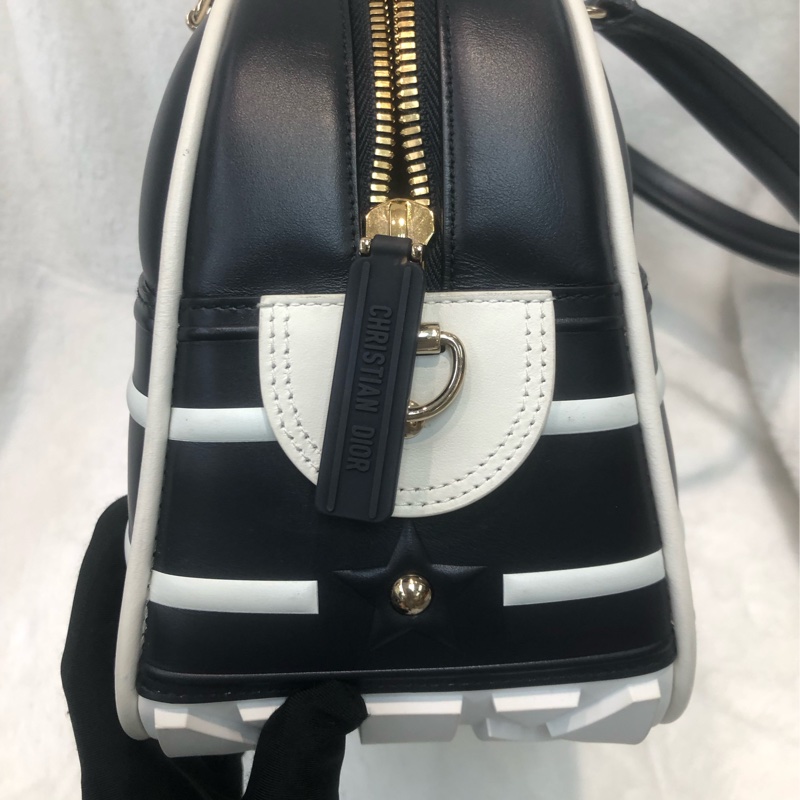 Dior 藍白色保齡袋 2Way XC548-4