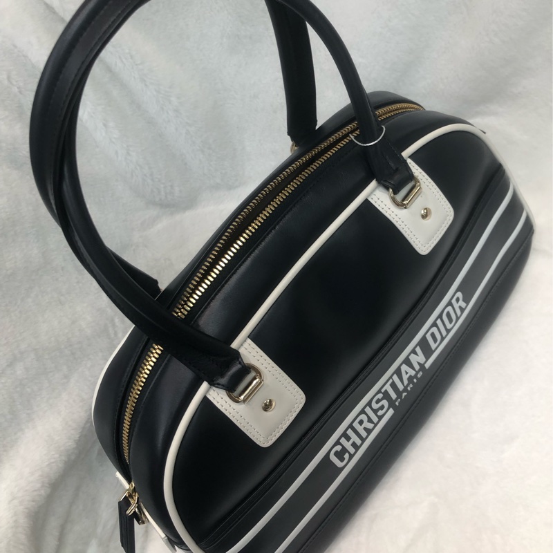 Dior 藍白色保齡袋 2Way XC548-6