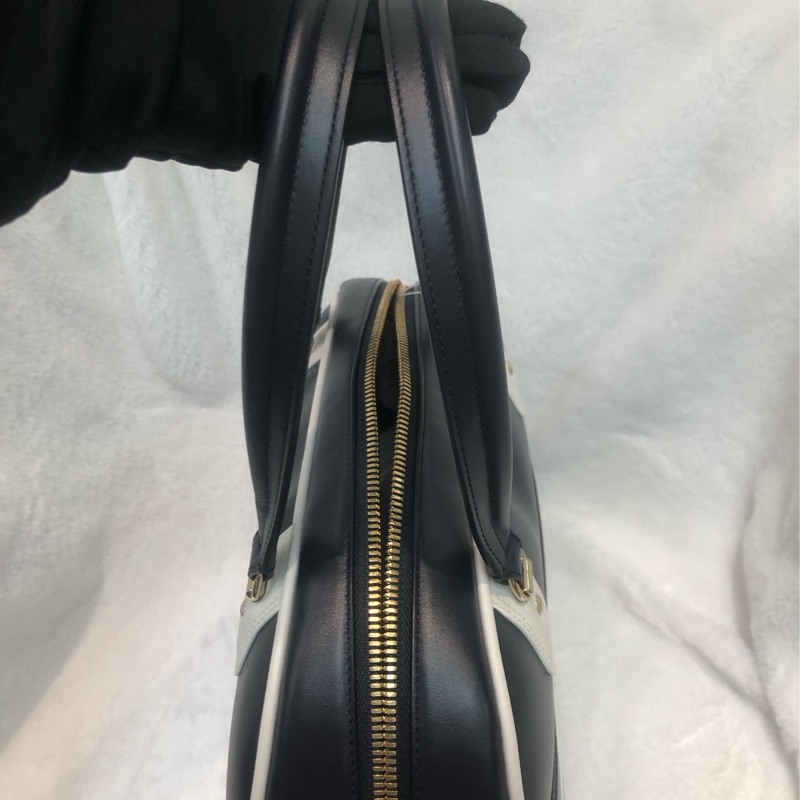 Dior 藍白色保齡袋 2Way XC548-8