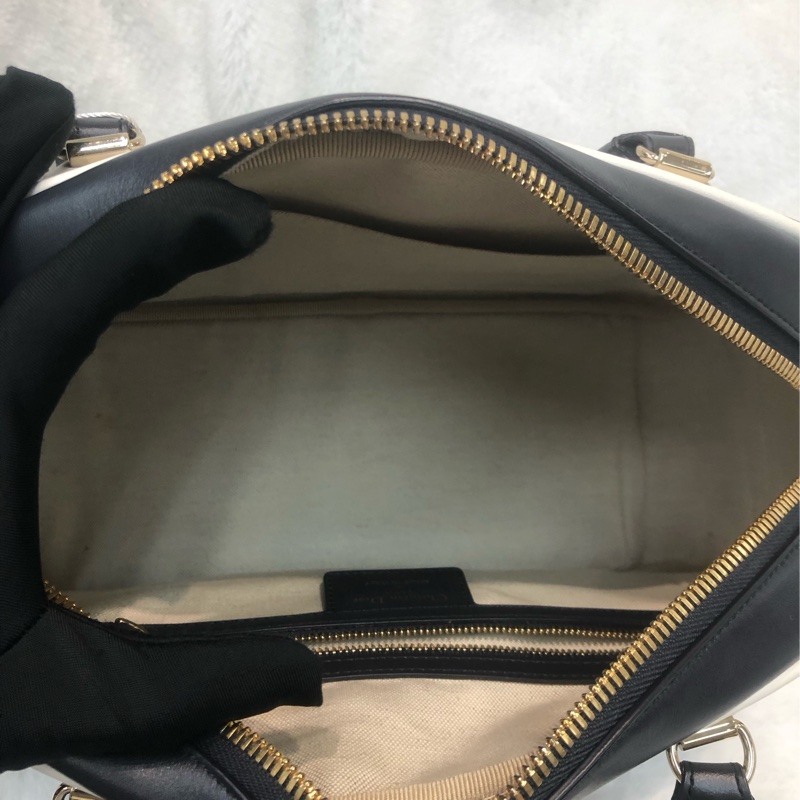 Dior 藍白色保齡袋 2Way XC548-22