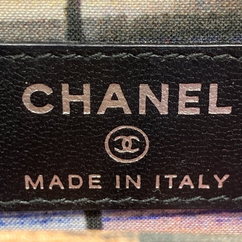 CHANEL 香奈兒 卡片零錢包 AP0216 黑 皮革 銀釦-13