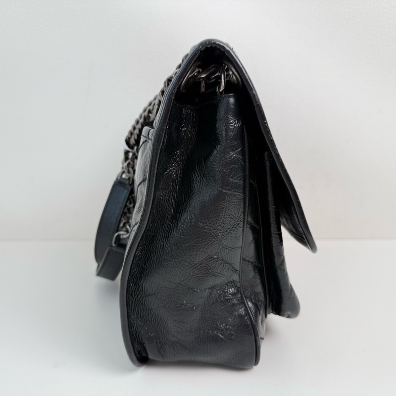98新✨聖羅蘭/Saint laurent NIKI系列手袋單肩包斜挎包 黑色 2022年 尺寸:長度28cm、高度20cm、寬度8.5cm-1