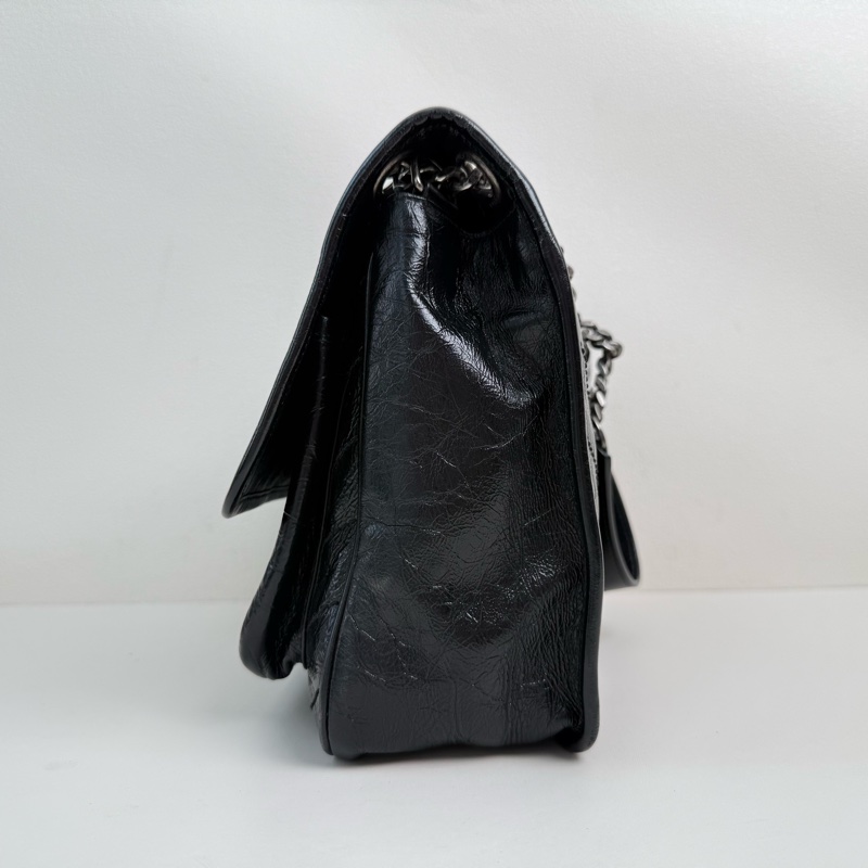 98新✨聖羅蘭/Saint laurent NIKI系列手袋單肩包斜挎包 黑色 2022年 尺寸:長度28cm、高度20cm、寬度8.5cm-3