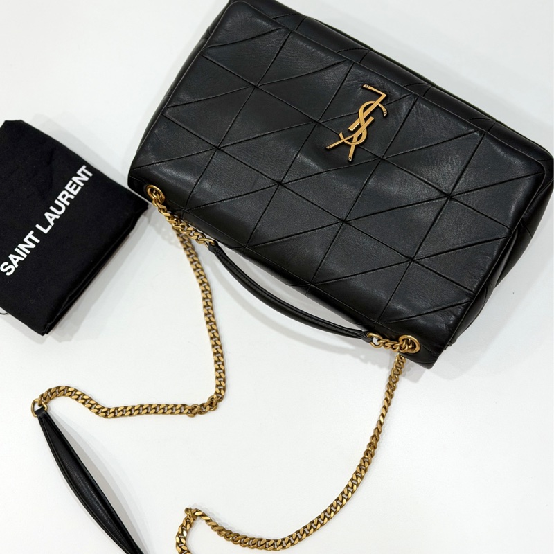 Yves Saint Laurent YSL 聖羅蘭 JAMIE 黑色 斜背包 肩背包 側背包-6