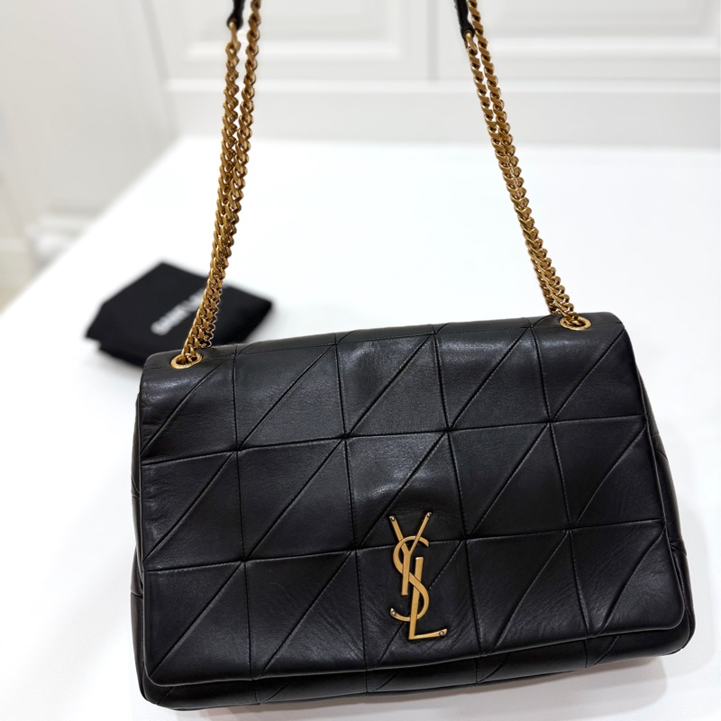 Yves Saint Laurent YSL 聖羅蘭 JAMIE 黑色 斜背包 肩背包 側背包-7