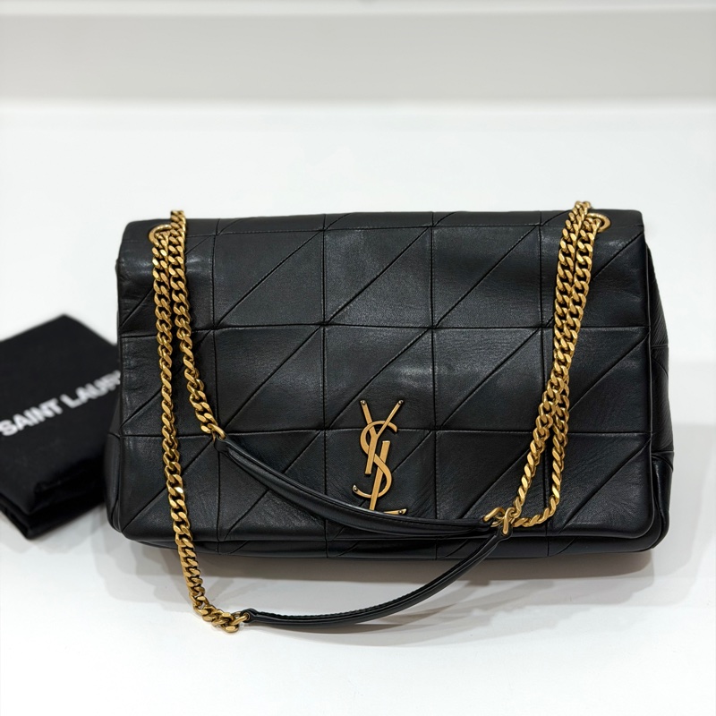 Yves Saint Laurent YSL 聖羅蘭 JAMIE 黑色 斜背包 肩背包 側背包-10