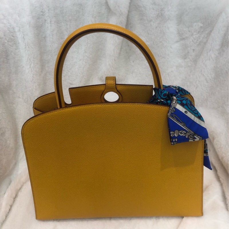 Hermes 黃色 Daley 連Twilly XC551-1
