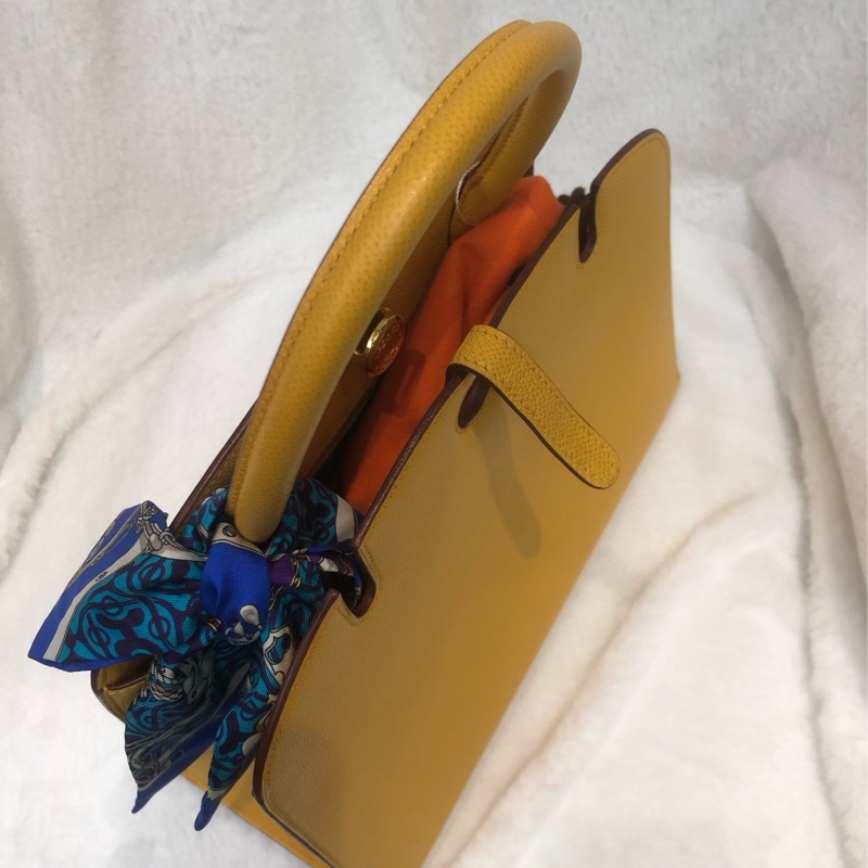 Hermes 黃色 Daley 連Twilly XC551-5
