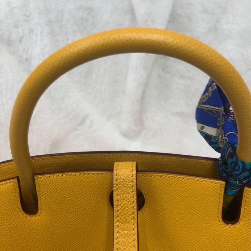 Hermes 黃色 Daley 連Twilly XC551-7