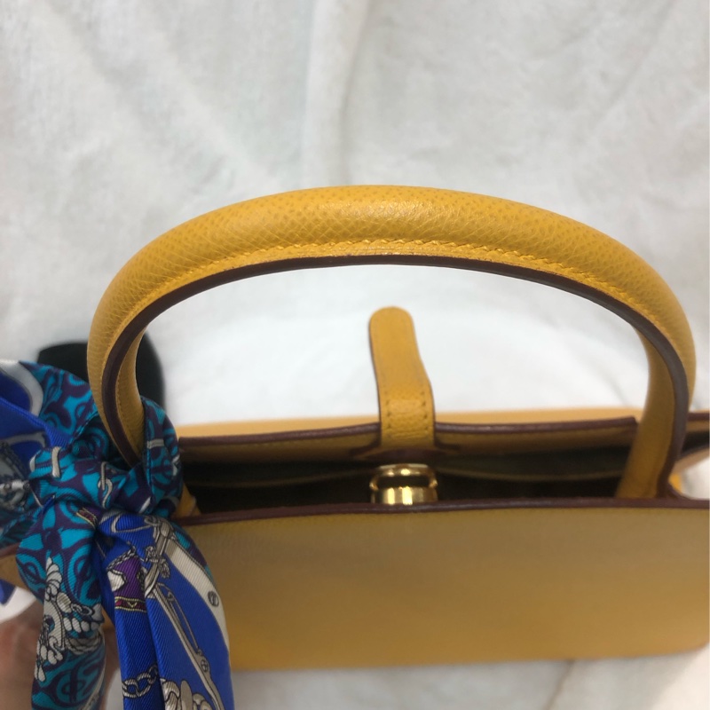 Hermes 黃色 Daley 連Twilly XC551-8