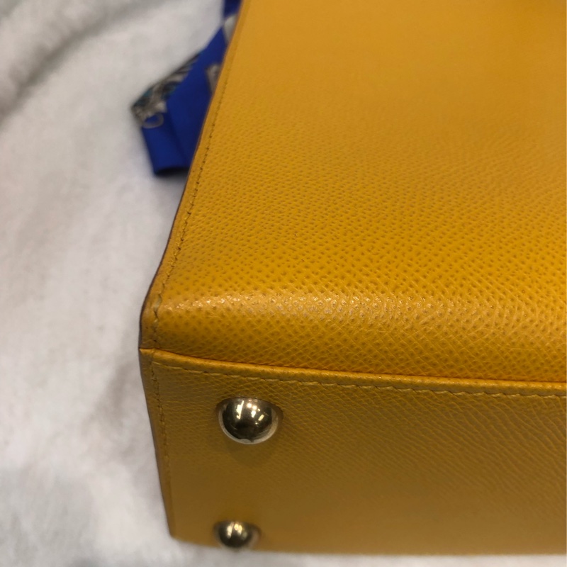 Hermes 黃色 Daley 連Twilly XC551-9