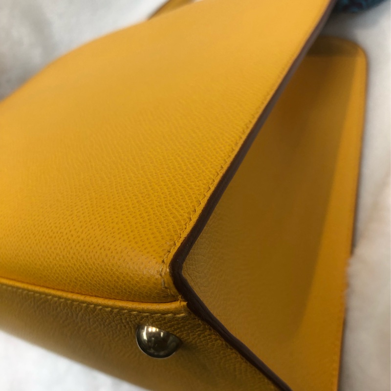 Hermes 黃色 Daley 連Twilly XC551-12