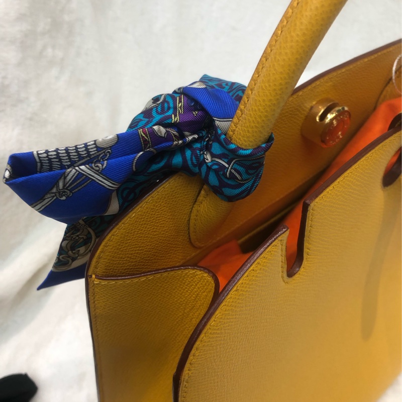Hermes 黃色 Daley 連Twilly XC551-13