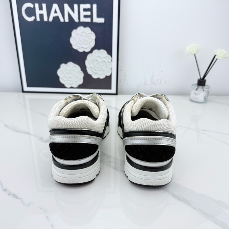 chanel香奈兒 黑白熊貓雙C運動鞋 36.5碼-2