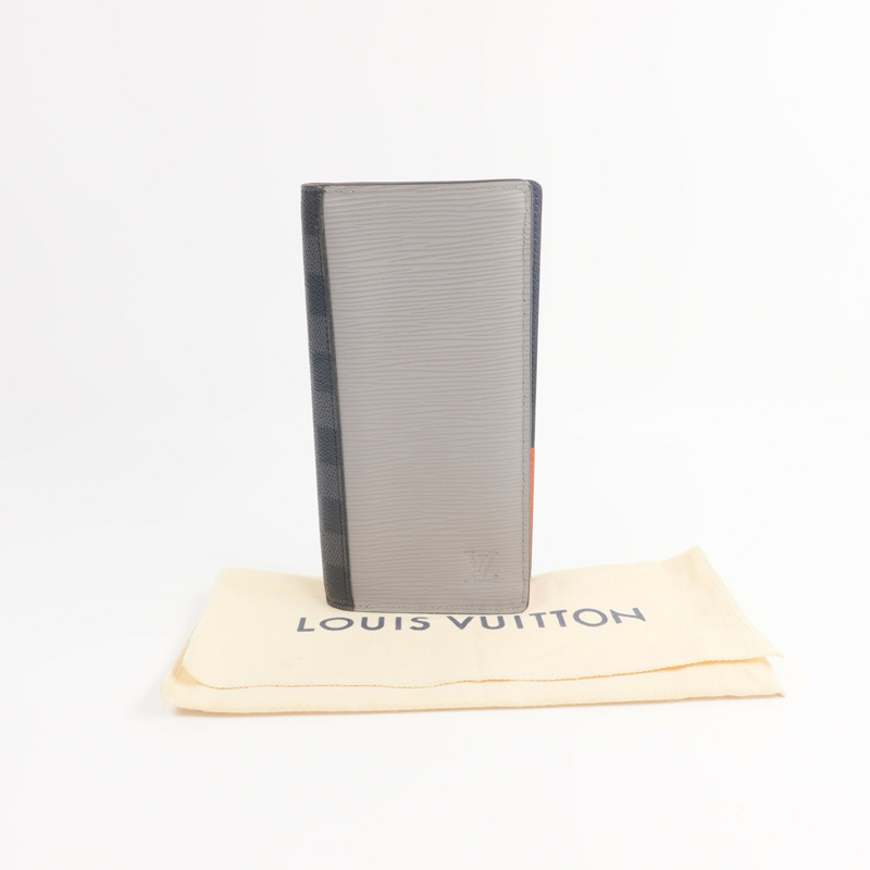 LOUIS VUITTON Epi/Damier Graphite Long Wallet長錢包-15