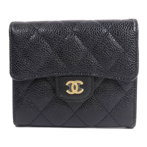 CHANEL 牛皮皮革Classic Small Flap Wallet錢包