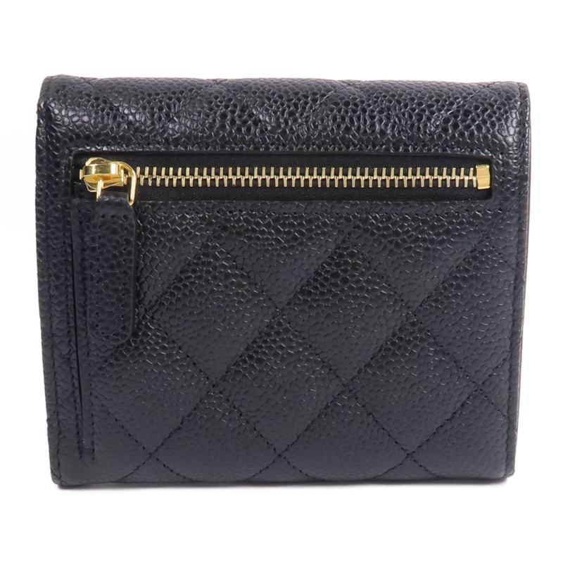 CHANEL 牛皮皮革Classic Small Flap Wallet錢包-1