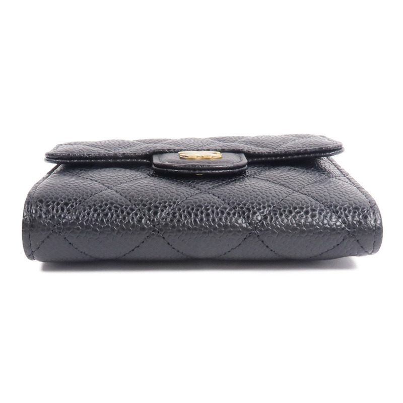 CHANEL 牛皮皮革Classic Small Flap Wallet錢包-5