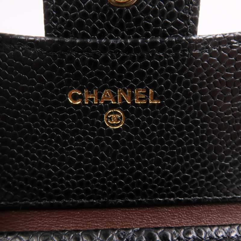 CHANEL 牛皮皮革Classic Small Flap Wallet錢包-7
