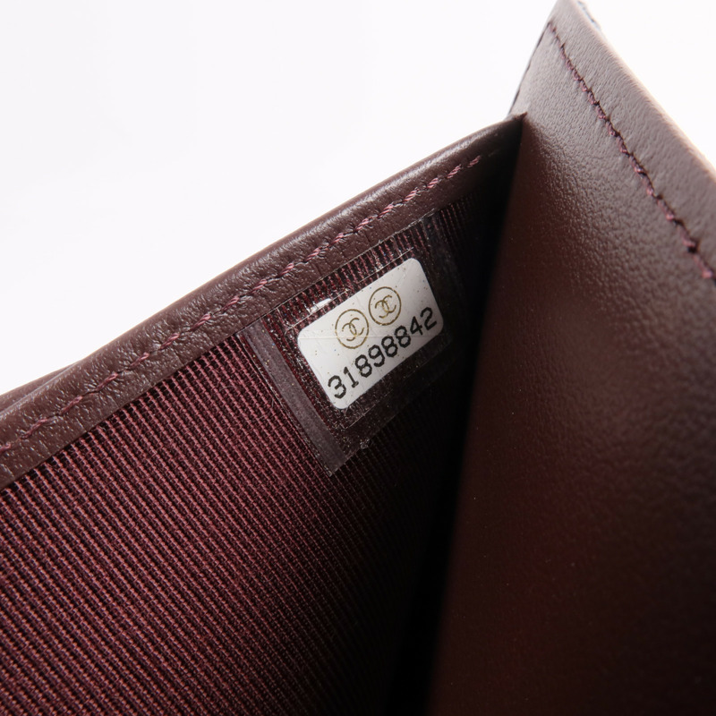 CHANEL 牛皮皮革Classic Small Flap Wallet錢包-8
