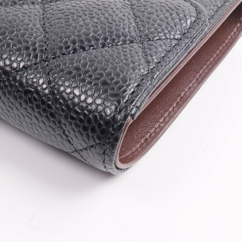 CHANEL 牛皮皮革Classic Small Flap Wallet錢包-13
